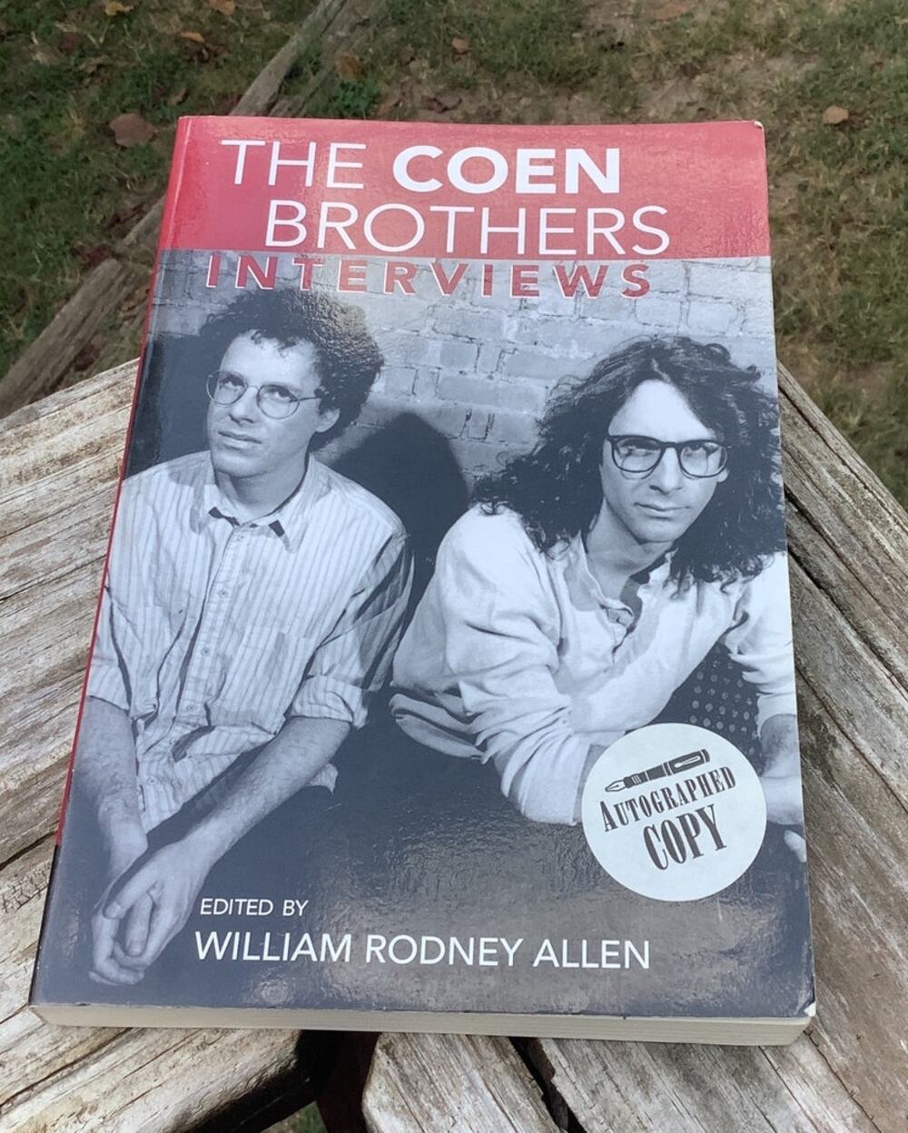 The Coen Brothers Interviews Paperback Signed Editor Rodney Allen Film Study